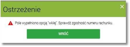 skład wyciągu. Aby przejść do listy wyciągów z rachunku należy z poziomu rozwiniętych szczegółów rachunku (na liście rachunków) lub z poziomu okna wybrać przycisk WYCIĄGI.