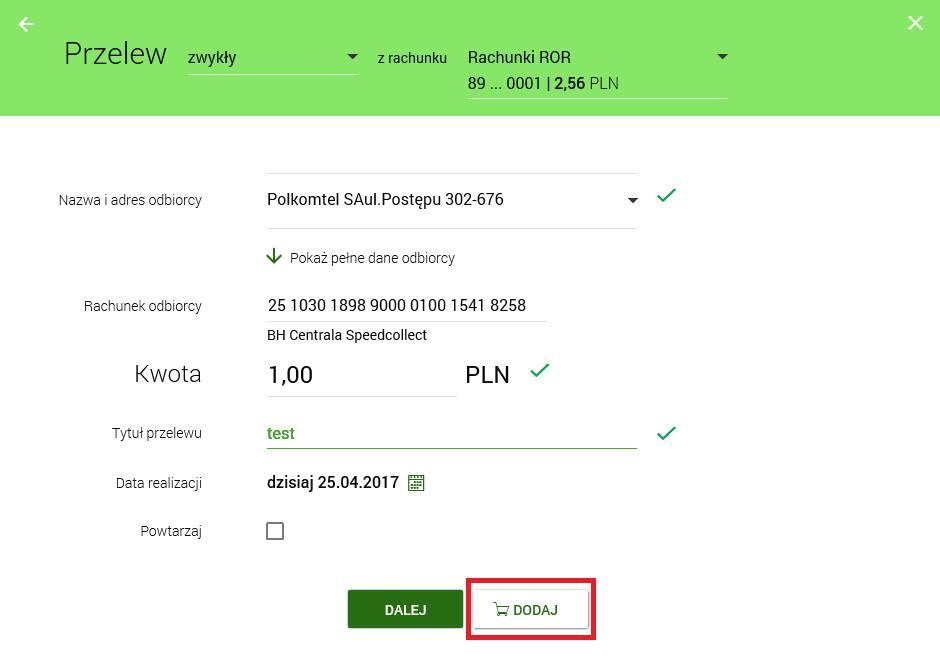 szablonu - UTWÓRZ NOWY SZABLON oraz powrotu do pulpitu - WRÓĆ DO PULPITU.