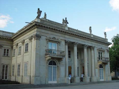 Lubomirskiego, przebudowany został w 1772 1793 przez Dominika Merliniego i Jana Chrystiana Kamsetzera dla króla Stanisława Augusta Poniatowskiego.