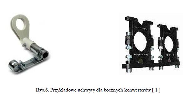 zastosowania monoblocku. Warto wspomnieć, że układ dodatkowych konwerterów można rozbudować dla większej liczby odbieranych satelitów. Na rys.