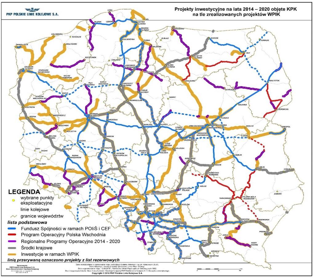 Transport projekty kolejowe oczekiwane