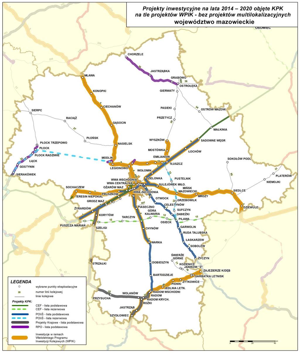Transport działania Uzupełnienie sieci połączeń drogowych i kolejowych Atrakcyjna oferta dla kolejowych przewozów towarowych Zwiększenie wykorzystania transportu intermodalnego Budowa lub