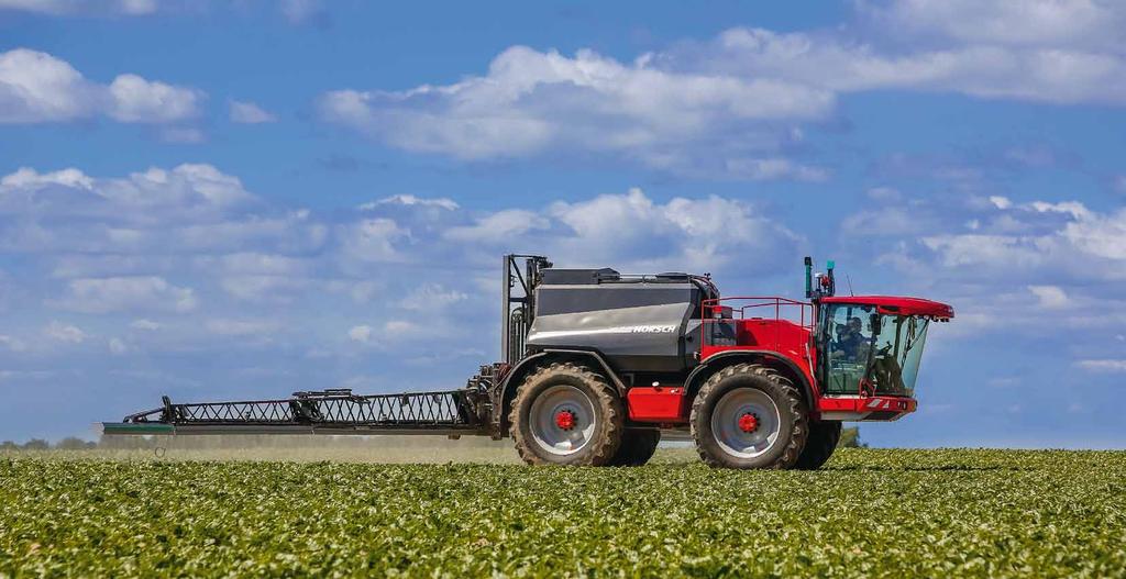 6 7 Leeb PT 280 Nowe standardy w technologii ochrony roślin Zrobić jak najwięcej w jak najkrótszym czasie i z jak najmniejszym parkiem maszynowym!