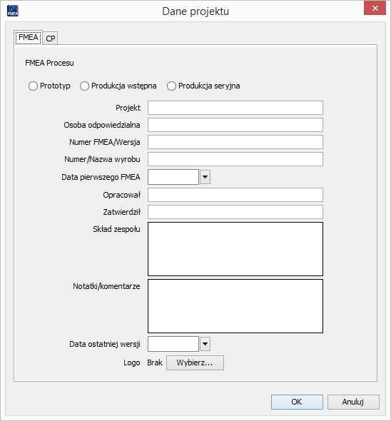 Personalizacja programu Program umożliwia m.in.