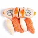 łosoś, 3x maki z łososiem, 3x maki z węgorzem Sushi set premium party