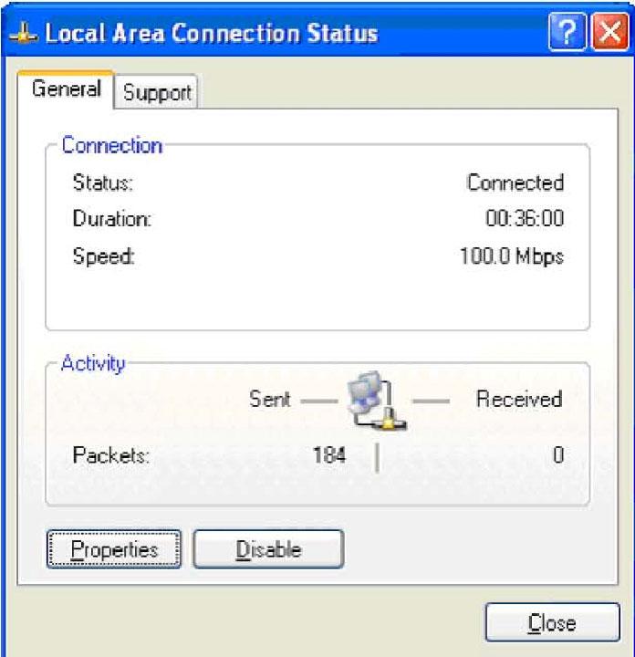 Przypisz statyczny adres IP w podsieci, w której znajduje się punkt dostępu komputera (np. adres IP: 192.168.1.2 i maska podsieci: 255.