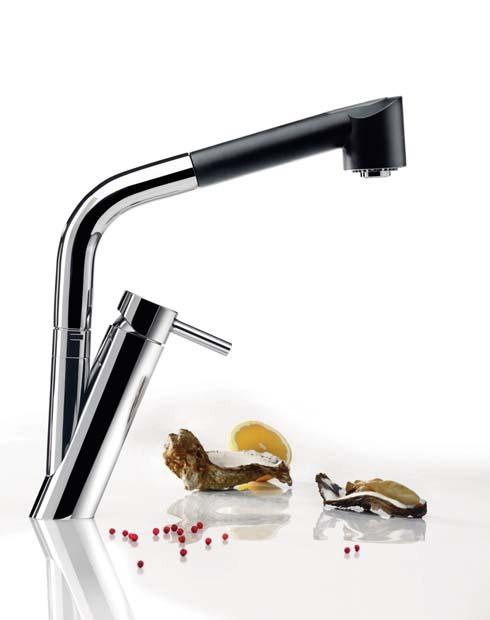 si w kolejkach. fot. Villeroy&Boch 1 1 Mix nietypowy. Ceramika materia szlachetny, w ród zlewów niecz sto spotykany najbardziej kojarzy si ze stylistyk retro.