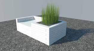 Bloki betonowe piastra to z kolei świetny materiał na outdoorowe
