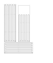 Ogrzewanie płaszczyznowe w Systemie KAN-therm - asortyment ścienny panel grzewczy z rurą PB 8 1 N 2000 625 (100%) 1800