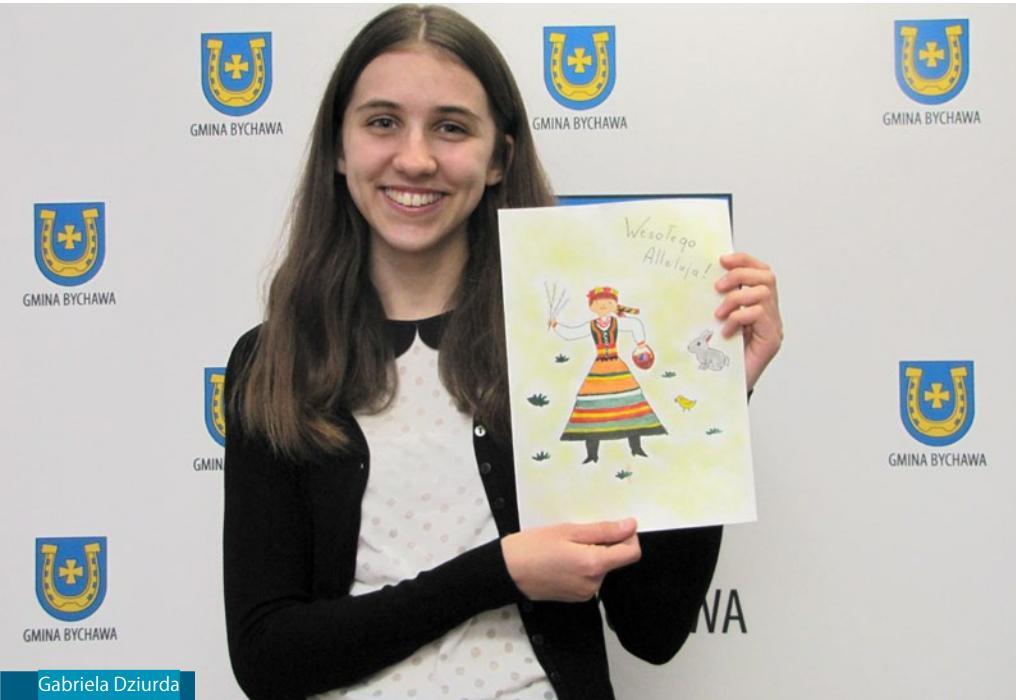 Główną nagrodę, w tej edycji konkursu, zdobyła uczennica naszej szkoły Gabriela Dziurda z kl.