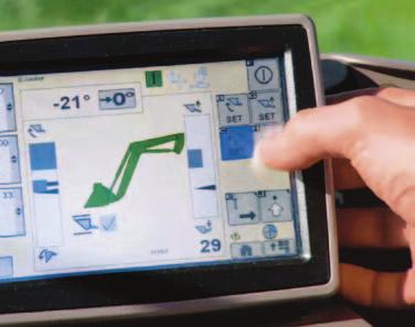 Ładowacze czołowe serii H 13 Elektroniczna korekta poziomowania (ELC) Przejdź na następny poziom! Elektroniczna korekta poziomowania to kolejny krok w automatyzacji wysokoprecyzyjnej wydajności.