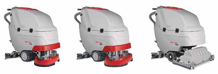 Prowadzone automaty do mycia posadzek Comac Versa 55 BT Versa 65 BT Versa 50 BTS dane techniczne Versa 55 BT Versa 65 BT Versa 50 BTS szerokość pracy mm 560 655 500 wydajność maszyny m 2 /h 1 960 2