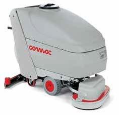 Prowadzone automaty do mycia posadzek Comac Omnia 26 BT Omnia 32 BT Omnia 28 BS dane techniczne Omnia 26 BT Omnia 32 BT Omnia 28 BS szerokość pracy mm 660 830 700 wydajność maszyny m 2 /h 2 640 3 320