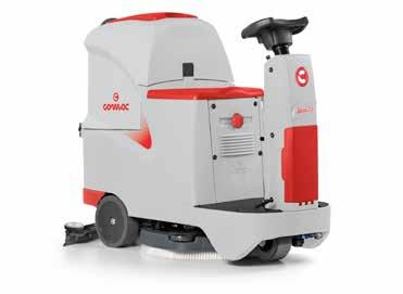 Samojezdne automaty do mycia posadzek Comac Innova 55 B dane techniczne Innova 55 B szerokość pracy mm 560 wydajność maszyny m 2 /h 3 000 średnica szczotki (ilość) mm 560 (1) szerokość ssawy mm