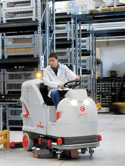 Samojezdne automaty do mycia posadzek klasa Ultra 36 Duże Ultra 85 B/100 B/85 BS Odpowiednia do codziennego