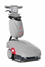 Prowadzone automaty do mycia posadzek Comac Vispa 35 B Vispa 35 E Vispa 35 BS dane techniczne Vispa 35 B Vispa 35 E Vispa 35 BS szerokość pracy mm 350 335 wydajność maszyny m 2 /h 1 050 800 1 010