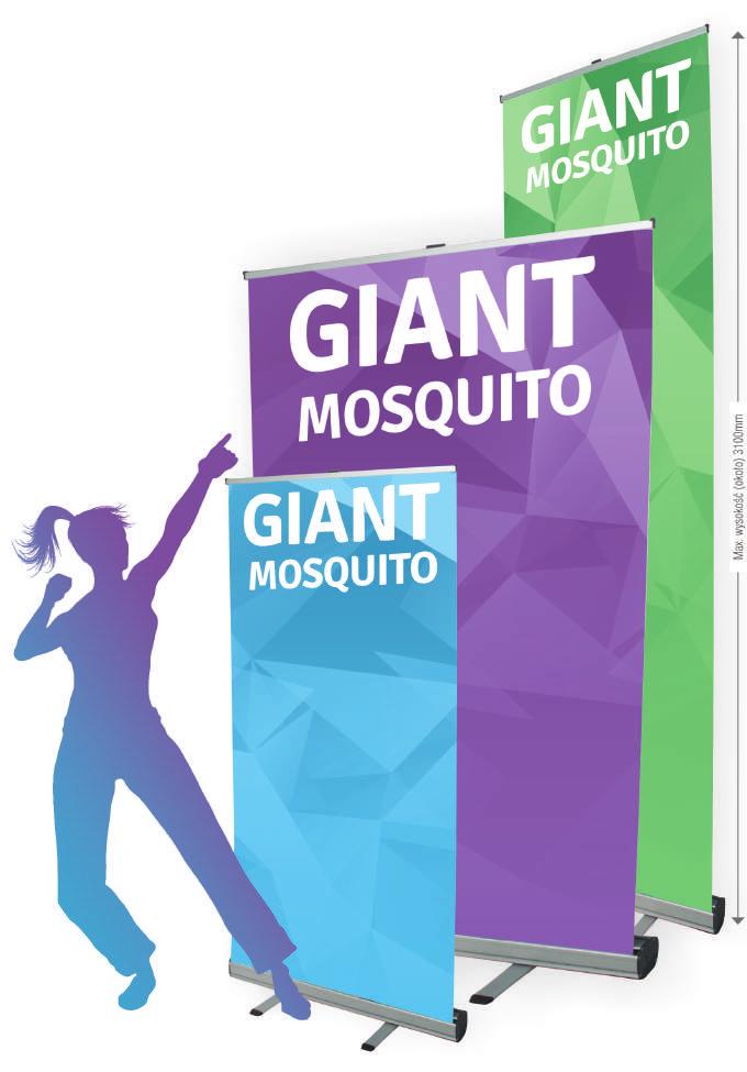 Giant Mosquito Szerokość Kod Waga systemu 850 mm 1000 mm