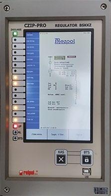 REGULATOR BS KKZ Regulator jest oparty sprzętowo na przekaźniku CZIP-PRO ze zmodyfikowanymi wejściami.