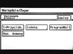 Ustawienia panelu sterowania 6 Aby zaprogramować klawisz jednoprzyciskowego wybierania 1 Nacisnąć klawisz [Narzędzia/Licznik].