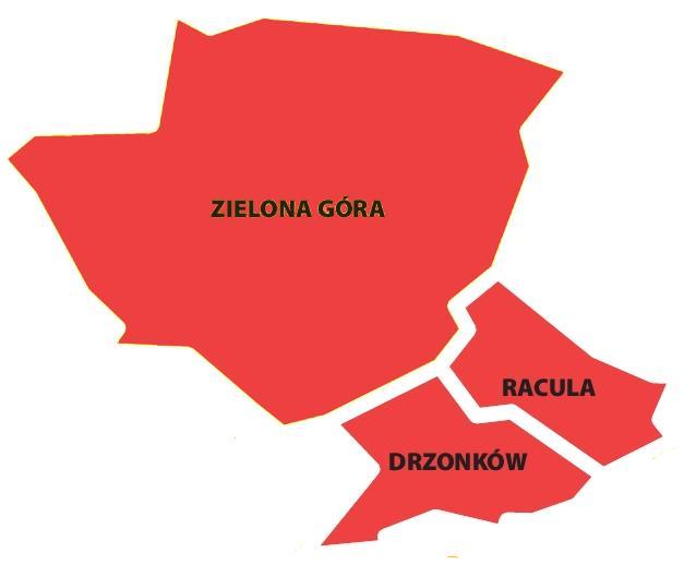 Budowa sieci kanalizacyjnej w mieście i gminie Zielona Góra Racula, Drzonków s. kanalizacyjna Zielona Góra s.