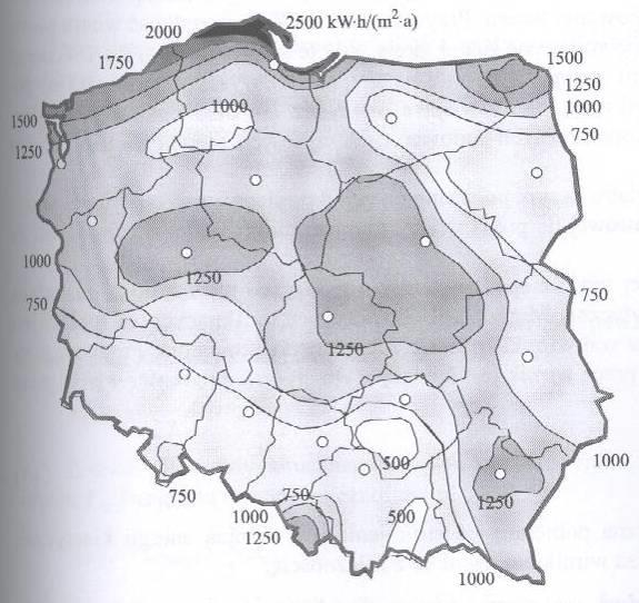 Źródło: Lewandowski W. M., Proekologiczne odnawialne źródła energii, Wydawnictwa Naukowo Techniczne, 2007 r., s.