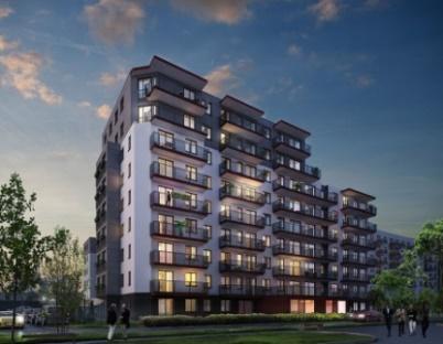 W budynku powstanie 136 mieszkań o zróżnicowanej powierzchni od 28 m2 do 93 m2. Ponad połowa mieszkań będzie dostępna w programie MdM. Osiedle Bravo ul.