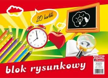 Blok rysunkowy A4 biały