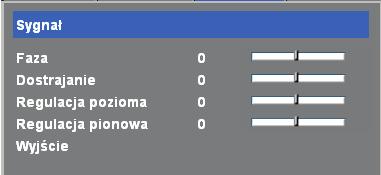 Elementy sterowania użytkownika Sygnał Faza: Zmienia częstotliwość wyświetlania danych w celu dopasowania częstotliwości karty graficznej.