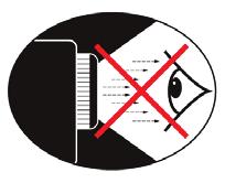 Uwaga dotycząca użytkowania Ostrzeżenia dotyczące ochrony oczu Należy unikać bezpośredniego, ciągłego patrzenia w wiązkę projektora. Należy maksymalnie ograniczać stawanie przodem do wiązki.