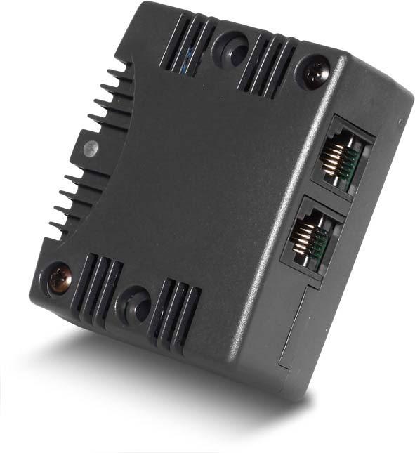 112 w Czujniki warunków środowiskowych do UPS USSENSSTD Dzięki sensorom dla NetMan Plus możliwe jest monitorowanie i rejestrowanie warunków środowiskowych i ich aktywności w chronionych obszarach
