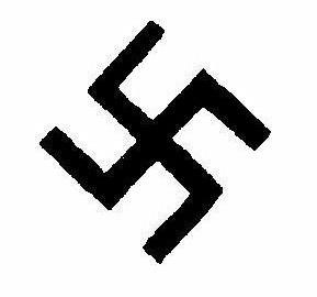 SWASTYKA symbol hitlerowskiej