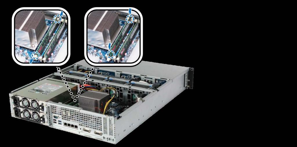Sprawdzanie rozpoznania nowej pamięci Po zainstalowaniu nowego modułu pamięci w serwerze RackStation zaleca się sprawdzenie, czy system rozpoznaje nową pamięć.