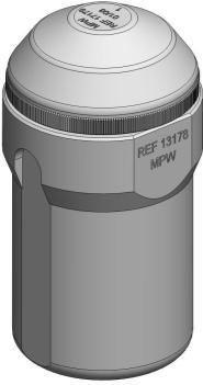 13178c Pojemnik/Bucket 250 ml, 380 Wirnik/Rotor: 12177, 12786 Pokrywka/Lid: 17179