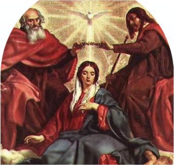 The feast is a logical follow-up to the Assumption, and is now celebrated on the octave day of that feast.