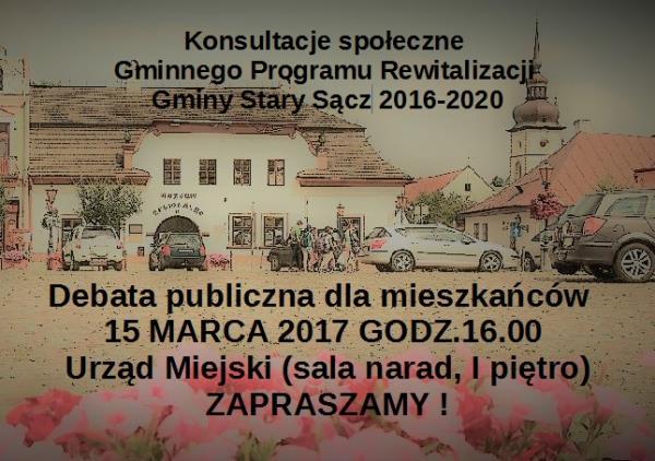 Uzupełniony formularz zgłaszania uwag można było dostarczyć w nieprzekraczalnym terminie do 17.03.2017r. do Urzędu Gminy drogą korespondencyjną lub drogą elektroniczną na adres: rewitalizacja@um.