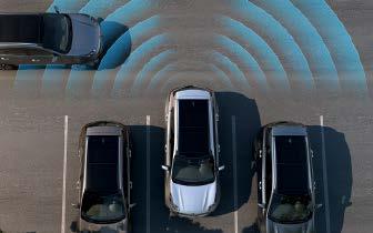 Układ autonomicznego hamowania awaryjnego (Kia Brake Assist) wykrywa zarówno pojazdy jadące z przodu, jak
