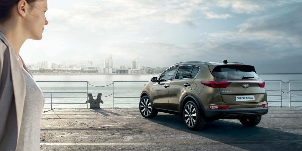 Stylistyka zewnętrzna Nowa definicja elegancji Nowa Kia Sportage przyciąga uwagę, intryguje i porusza.