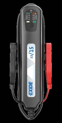 12/15 Szybkie i wydajne Prostowniki 12/15 firmy Exide (12 V; 15 A) przeznaczone są do ładowania wszystkich rodzajów akumulatorów, m.in.