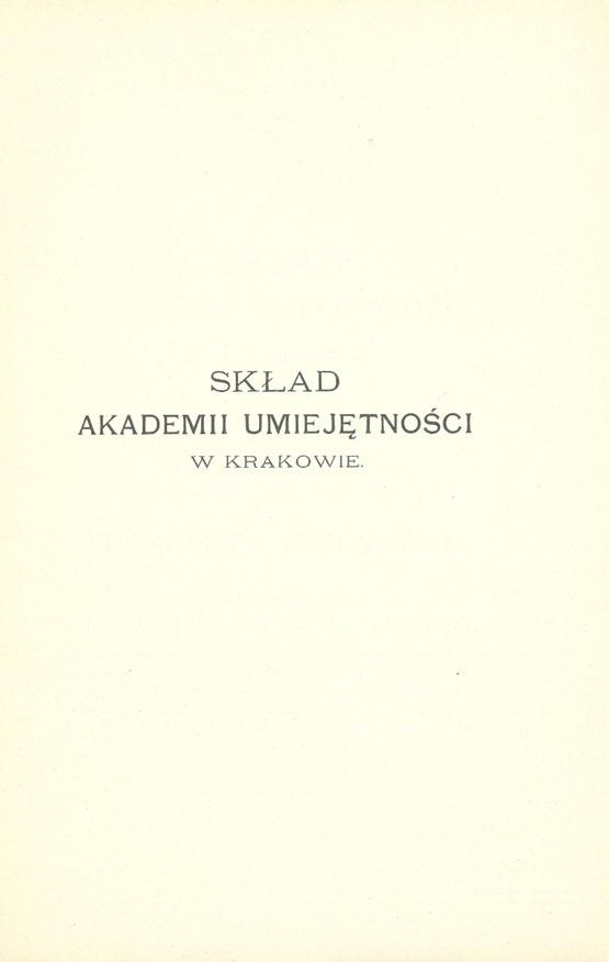 SKŁAD AKADEMII