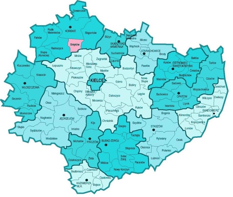 Na terenie sołectwa Smyków planujemy budowę chodników wzdłuż dróg powiatowych co zwiększy bezpieczeństwo pieszych, zwłaszcza dzieci, zaś w szkołach będą wdrażane programy nakierowane na szeroko