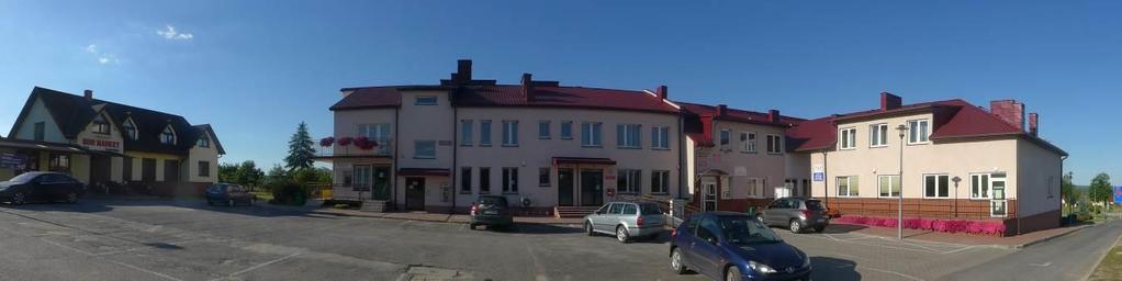 Zdjęcie 7 Obecny parking przy budynku wielofunkcyjny w Smykowie (m.in. Urząd Gminy, Ośrodek Zdrowia) Fot.