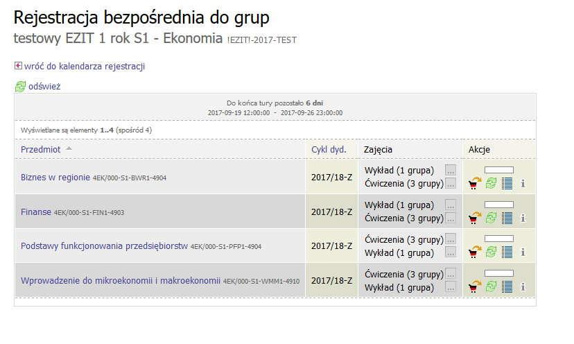 Trzeba Zapisy wyrejestrować nie tam gdzie chciałem się z wybranego - GIEŁDA błędnie przedmiotu.