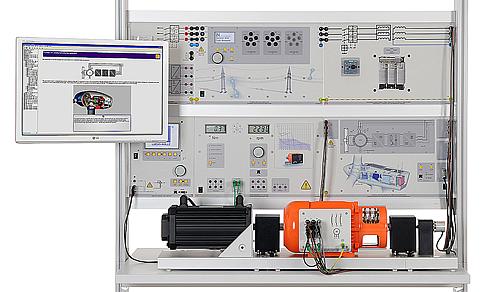 EWG 1 Elektrownie wiatrowe, DFIG EWG 1 Elektrownie wiatrowe, DFIG Ten zestaw szkoleniowy jest przeznaczony do badania konstrukcji i działania nowoczesnych elektrowni wiatrowych z generatorami