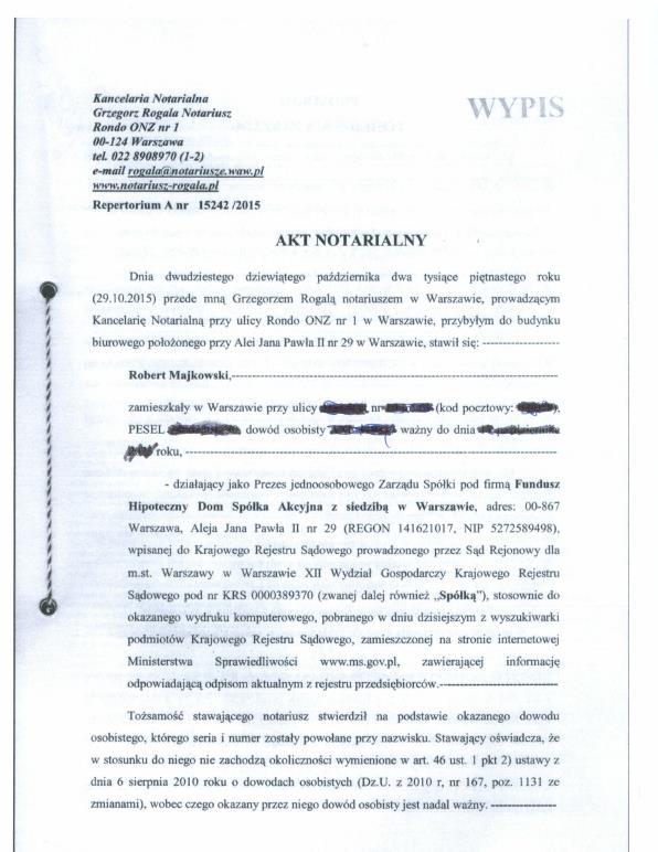 motywacyjnego skierowanego do kluczowych dla Spółki menadżerów. W drodze zawarcia umowy objęcia akcji serii D nastąpiło podwyższenie kapitału o kwotę 6.