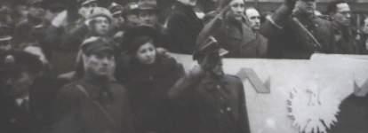 In the background visible portion of the Presidium of the building of the National Council of the City Ostateczny efekt tych zmian podzia u wn trz, zosta ukazany na rzutach z maja 1941 roku.