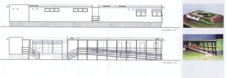 Rys. 1. Projekt konkursowy. Architektura Humanitarna mobilna klinika AIDS w Afryce autorzy: Aleksandra Ha upnik i Karolina Koz owska Fig. 1. The competition project.