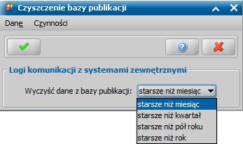 Opis zmian w wersji G-1.03-2-4.5 Oprogramowania do Obsługi SR/FA/SW/DM 1.