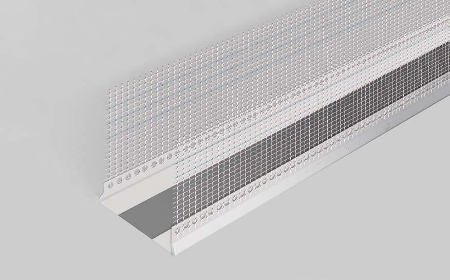 Profil okapowy podtynkowy LTL ENG: Underplaster PVC profile with eaves LTL RU: Капельник ЛТЛ RO: Profil din PVC cu picurator acoperit LTL Listwa PCV do