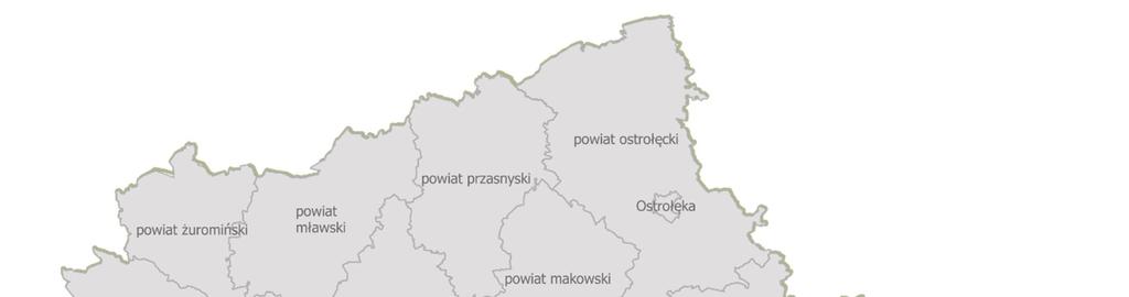 Rysunek 1. Położenie gminy Sadowne na tle woj.