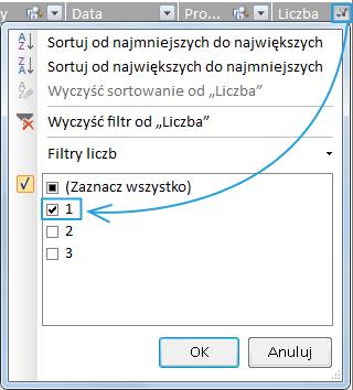 71 JĘZYK DAX POWERPIVOT Przykład: formuła o następującej składni: =SUMX(FILTER('Tabela_Sprzedaż';'Tabela_Sprzedaż'[Liczba]=1);[Cena sprzedaży]) oblicza sumę wartości w kolumnie Cena sprzedaży w